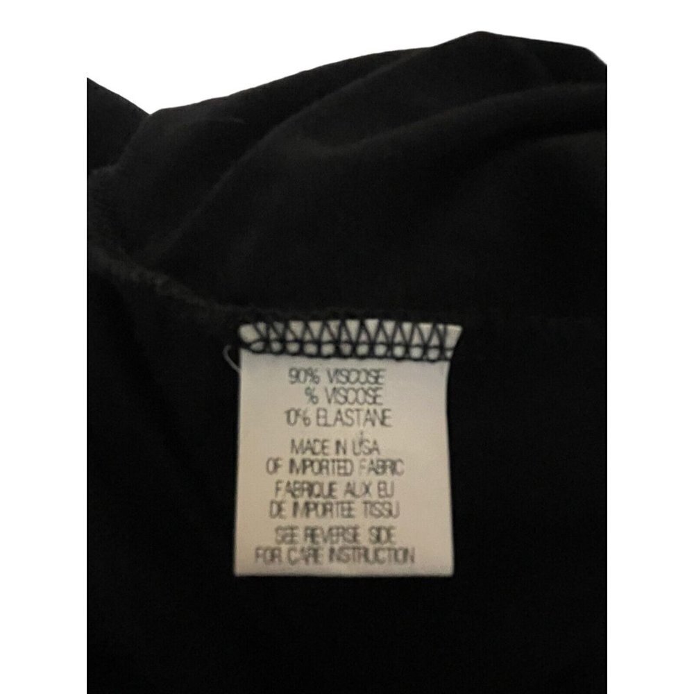 Theory Black Scoop Neck Shift Dress Long Sleeve Size Medium - Picture 5 of 7